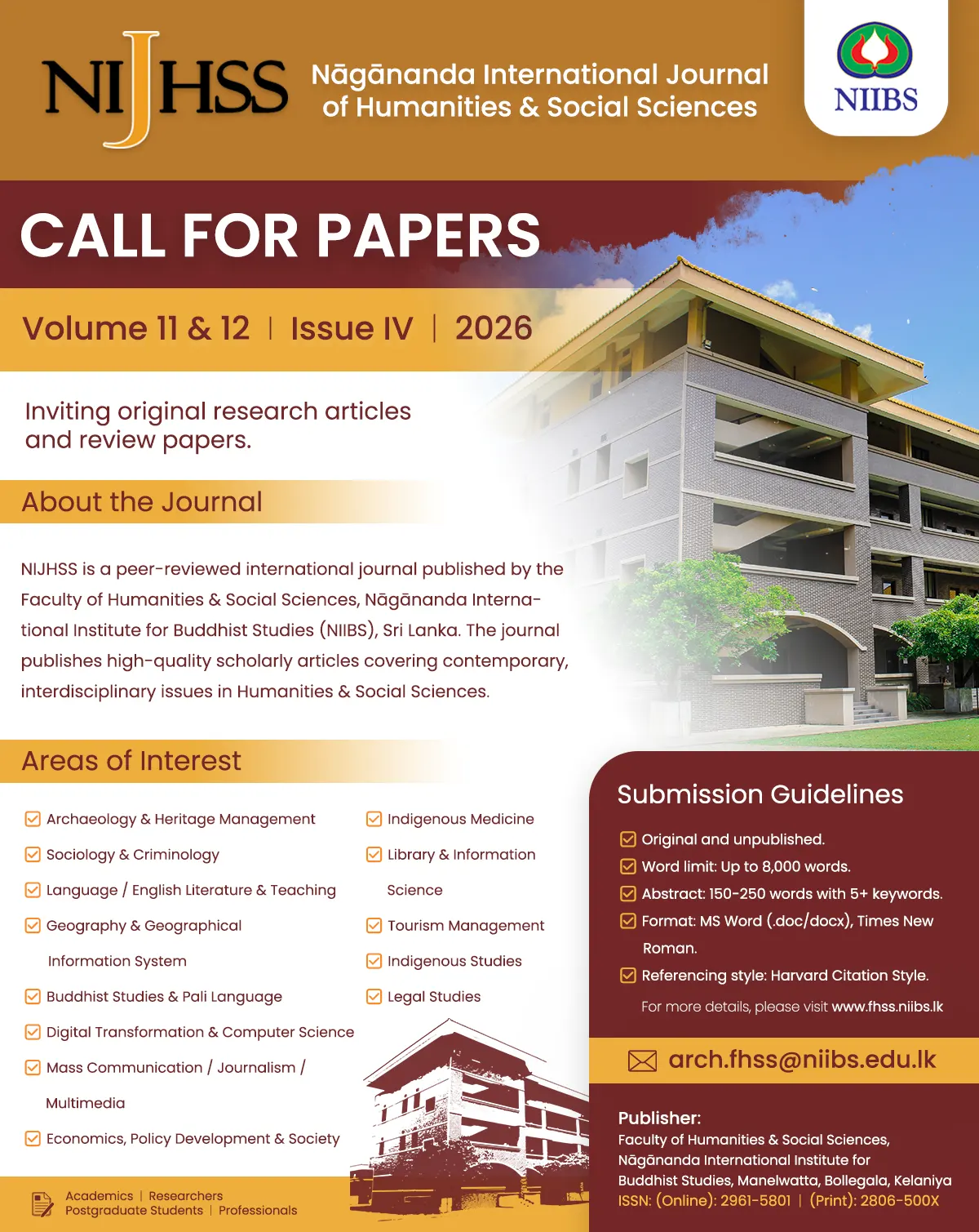 NIJHSS Vol 11 12 Flyer