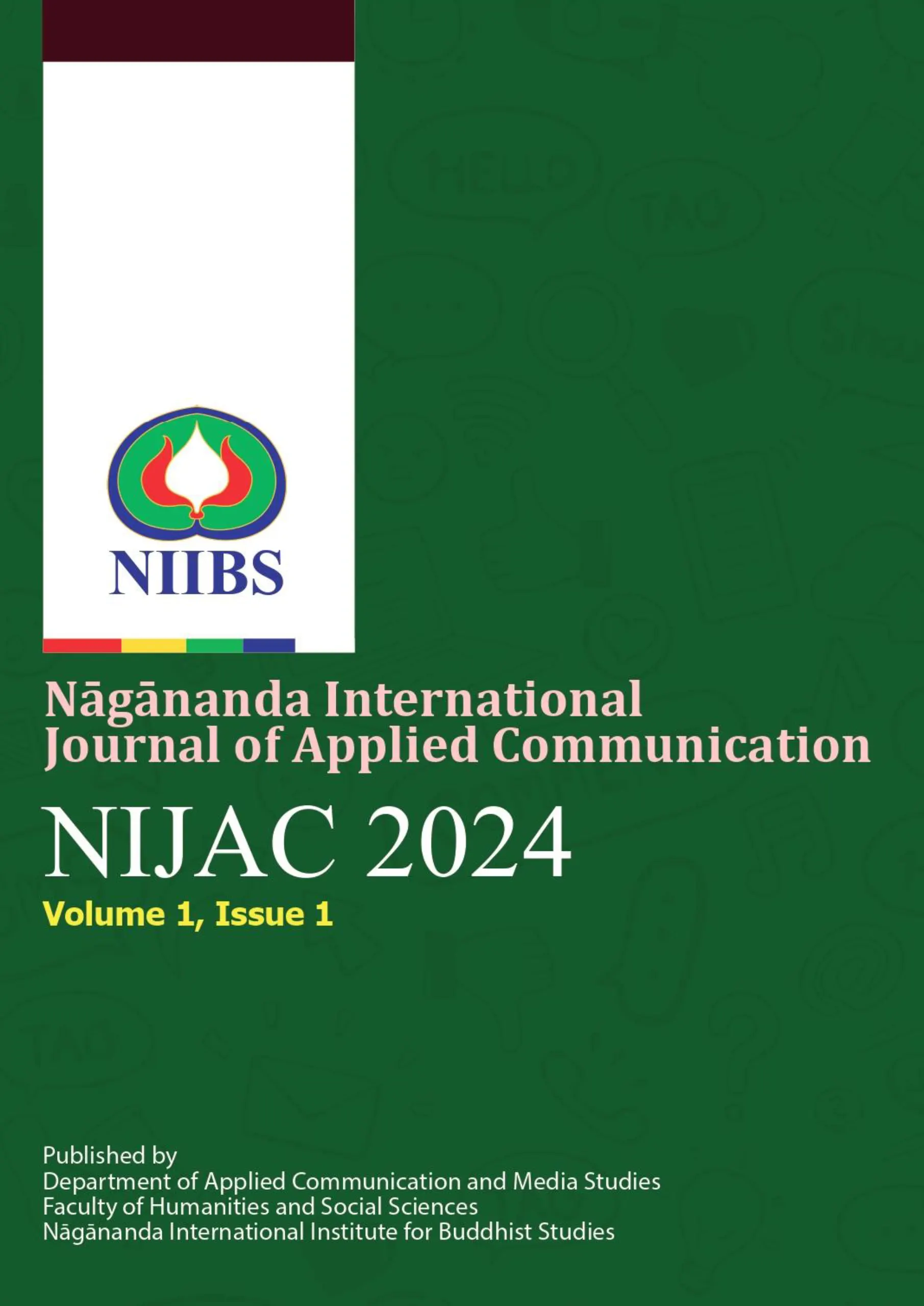 Nāgānanda International Journal of Applied Communication - Vol. I, Issue 01